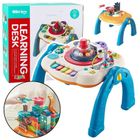 Lean Toys, edukacyjny stolik interaktywny, 2w1, niebieski