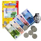 Lean Toys, Euro, banknoty i monety, pieniądze do zabawy