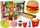 Lean Toys, fast food, zestaw kuchenny z akcesoriami
