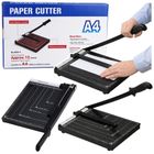 Lean Toys, gilotyna do papieru A4, metalowa, czarna