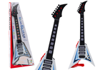 Lean Toys, gitara elektryczna, interaktywna, biała