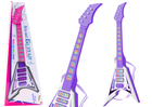 Lean Toys, gitara elektryczna, interaktywna, fioletowa