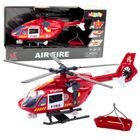 Lean Toys, helikopter, pojazd straży pożarnej z hakiem i noszami, 1:12