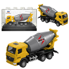 Lean Toys, Huina, betoniarka, metalowy model pojazdu, żółta, 1 szt.