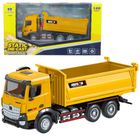 Lean Toys, Huina, wywrotka, pojazd ciężarowy, żółta, 1:50