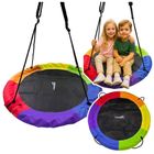 Lean Toys, huśtawka ogrodowa bocianie gniazdo, kolorowa, 100 cm