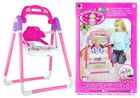Lean Toys, Huśtawka z pozytywką, krzesełko do karmienia lalek