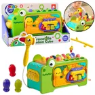 Lean Toys, interaktywna kostka edukacyjna, krokodyl
