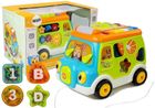 Lean Toys, interaktywny autobus, sorter, zabawka niemowlęca