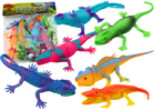 Lean Toys, jaszczurki, zestaw figurek, kolorowe, 8 szt.