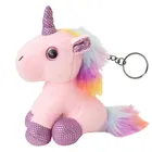 Lean Toys, jednorożec, brelok-maskotka, różowy, 12 cm