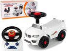 Lean Toys, jeździk z klaksonem, biały