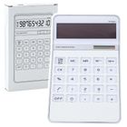 Lean Toys, kalkulator biurowy, 10-cyfrowy, biały