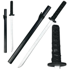 Lean Toys, katana, drewniana, czarny, 70 cm