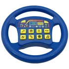 Lean Toys, kierownica, zabawka interaktywna, niebieska