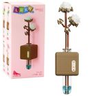 Lean Toys, klocki konstrukcyjne, Gałązka Kwiat Bawełny w Fiolce, 392 elementów