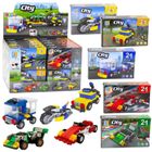 Lean Toys, klocki konstrukcyjne, Pojazdy Miejskie, 2w1, 1 szt.