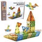 Lean Toys, klocki magnetyczne 3D, 78 elementów
