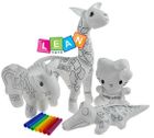 Lean Toys, Konik, maskotka do malowania, zestaw z pisakami