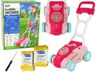 Lean Toys, kosiarka na bańki mydlane, różowa