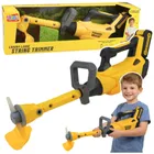 Lean Toys, kosiarka, podkaszarka ogrodowa, interaktywna, żółta