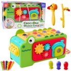 Lean Toys, kostka edukacyjna z cymbałkami, krokodylek