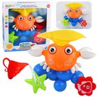 Lean Toys, krab, fontanna, zabawka do kąpieli