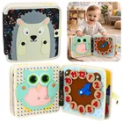 Lean Toys, książeczka sensoryczna 3D, filcowa, zwierzęta