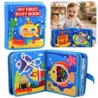 Lean Toys, książeczka sensoryczna 3D, filcowa, zwierzęta morskie