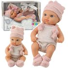 Lean Toys, lalka bobas, różowe ubranko, 18 cm