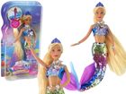 Lean Toys, lalka syrenka, niebieska