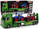 Lean Toys, laweta + traktory, pojazd ze światłem i dźwiękiem
