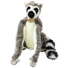 Lean Toys, lemur z długimi łapkami na rzepy, maskotka, 27 cm