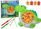 Lean Toys, Łowienie rybek, gra zręcznościowa, dinozaur