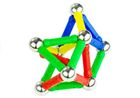 Lean Toys, Magnastix, klocki magnetyczne, 188 elementów