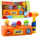 Lean Toys, młotek, roboty drogowe, zabawka interkatywna, gra zręcznościowa
