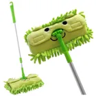 Lean Toys, mop z rączką teleskopową, zwierzątko, zielony