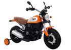Lean Toys, Motor, pojazd na akumulator, pomarańczowy