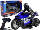 Lean Toys, motor sportowy, pojazd zdalnie sterowany, niebieski