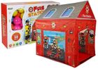 Lean Toys, namiot, domek, Straż Pożarna, kulki, 50 szt.