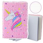 Lean Toys, notatnik A5, 80 kartek, linia, Jednorożec