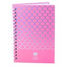 Lean Toys, notatnik A6, 80 kartek, linia, Łuski, 1 szt.