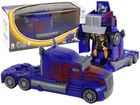 Lean Toys, Optimus Prime, pojazd, robot transformujący, niebieski