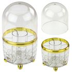 Lean Toys, organizer na pędzle i kosmetyki obrotowy, 360