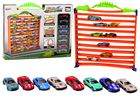 Lean Toys, parking dla autek resoraków 2w1, pętla 360, zestaw z pojazdami