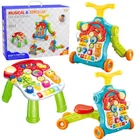 Lean Toys, pchacz, hulajnoga, stolik edukacyjny, interaktywny, 5w1