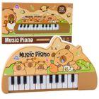 Lean Toys, pianinko muzyczne, kapibara, mini keyboard, 22 klawisze