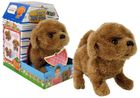 Lean Toys, piesek, maskotka interaktywna, 18 cm
