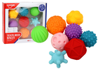 Lean Toys, piłeczki sensoryczne, 8 szt.
