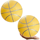 Lean Toys, piłka plażowa gumowa pastelowa lekka, żółta, 20 cm